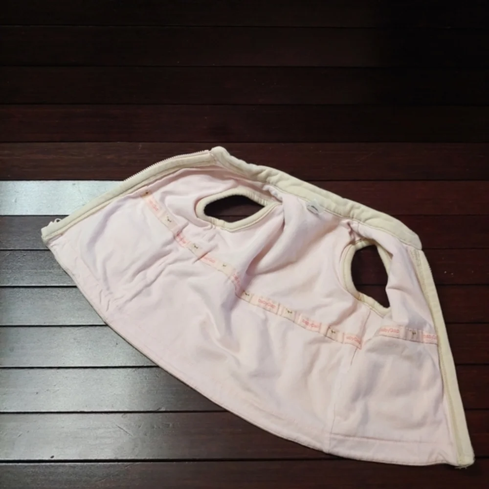 Baby Gap Vest, Size 3-6 Months, Beige & Pink